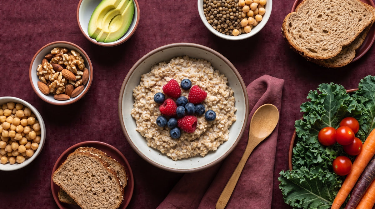 Dieta per il colesterolo: avena, frutta secca, legumi e verdure