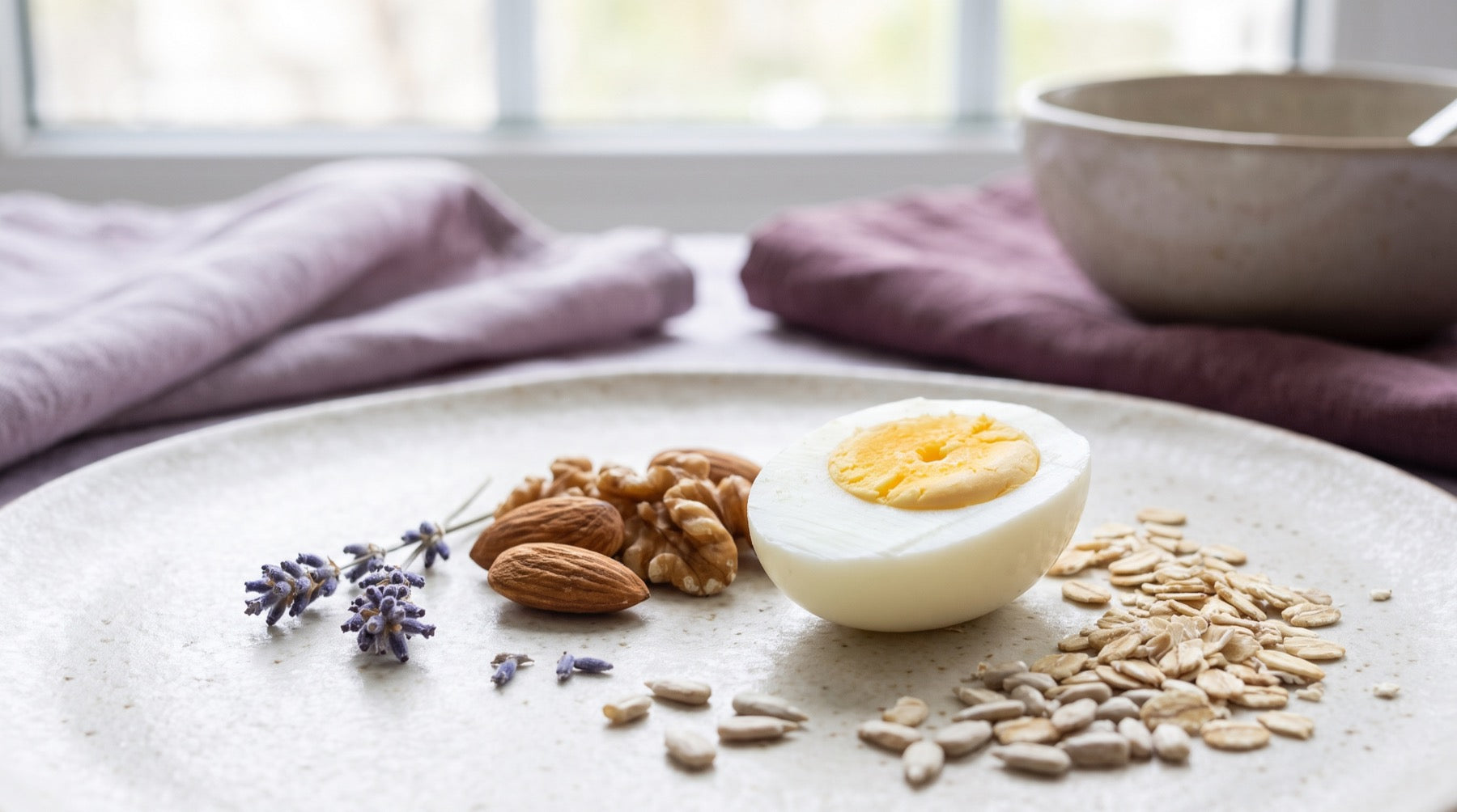 Uovo, mandorle, noci, avena e semi: alimenti ricchi di biotina per il benessere dei capelli