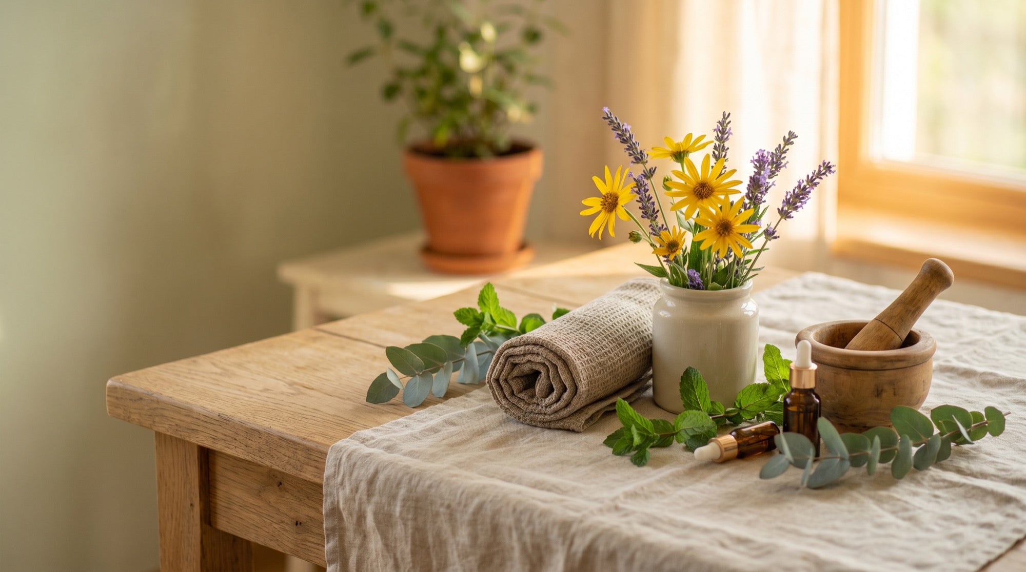 Arnica, lavanda, menta ed eucalipto: rimedi naturali per muscoli e articolazioni