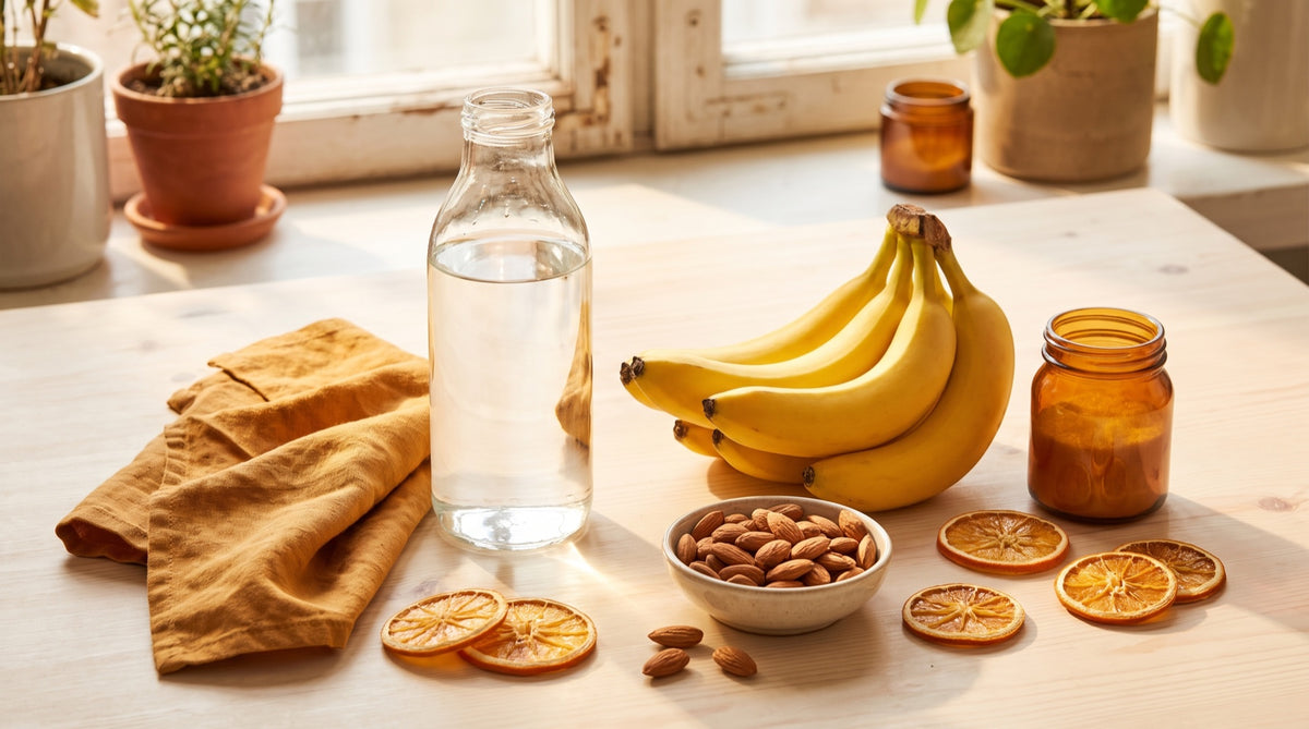 Magnesio e crampi: acqua, banane e mandorle per il recupero muscolare