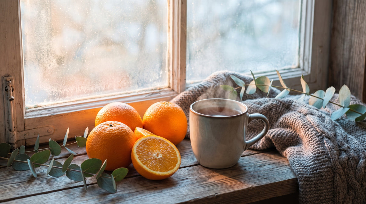 Vitamina D in inverno: agrumi e luce del sole alla finestra