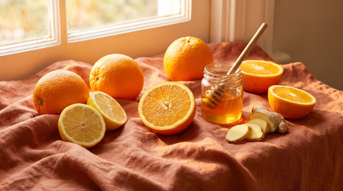 Vitamina D e sistema immunitario: agrumi, zenzero e miele