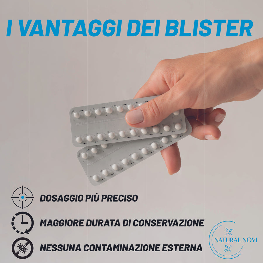 Confezione NaturalFer Natural Novi, integratore di ferro 28 mg con vitamina C, B12 e acido folico, 160 compresse — foto 3