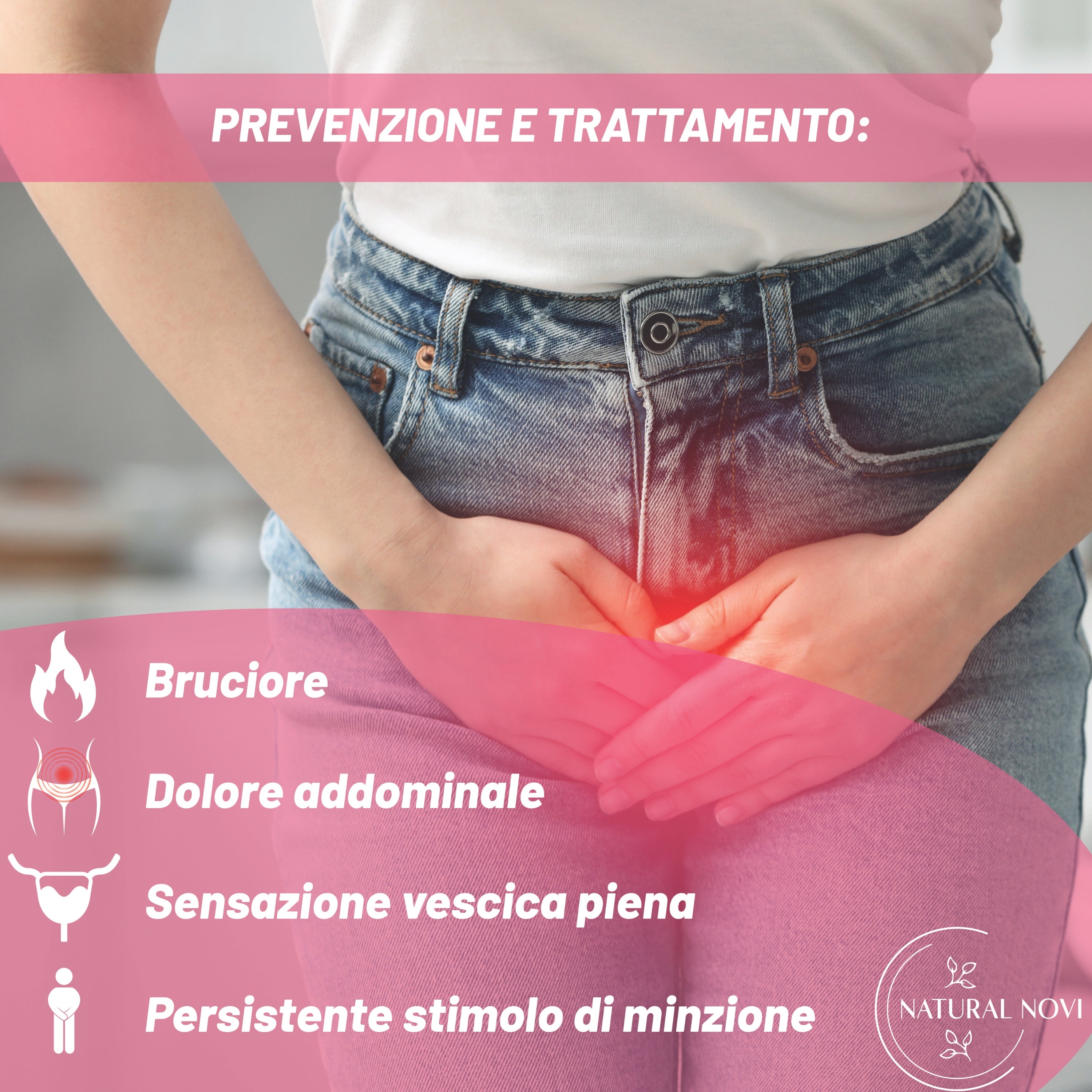 NaturalCyst® | D-mannosio puro con fermenti lattici probiotici | Acido Ialuronico | Mirtillo rosso | per Candida Vaginosi e infezioni delle vie urinarie | Vegan, senza Glutine, Senza lattosio