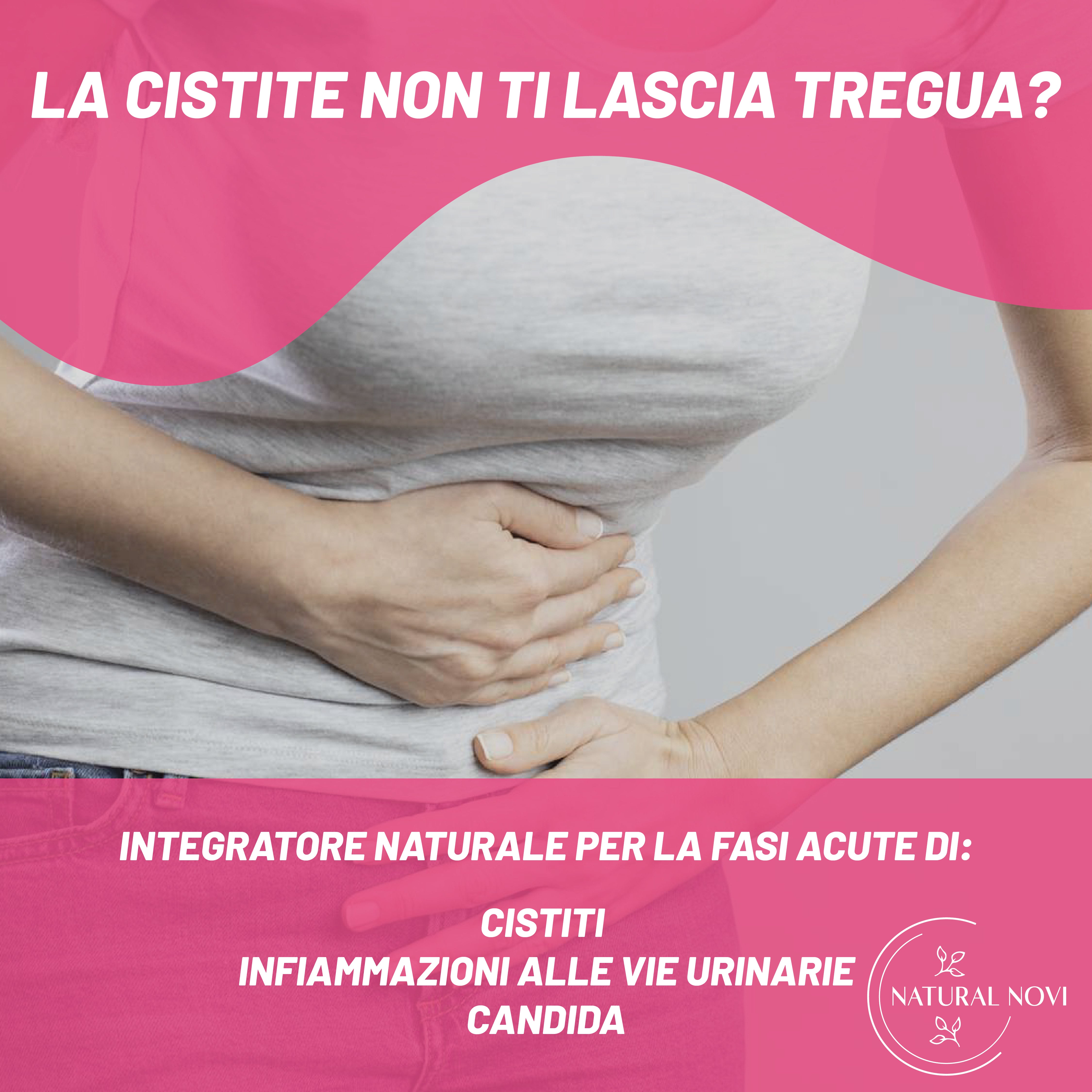 NaturalCyst® | D-mannosio puro con fermenti lattici probiotici | Acido Ialuronico | Mirtillo rosso | per Candida Vaginosi e infezioni delle vie urinarie | Vegan, senza Glutine, Senza lattosio