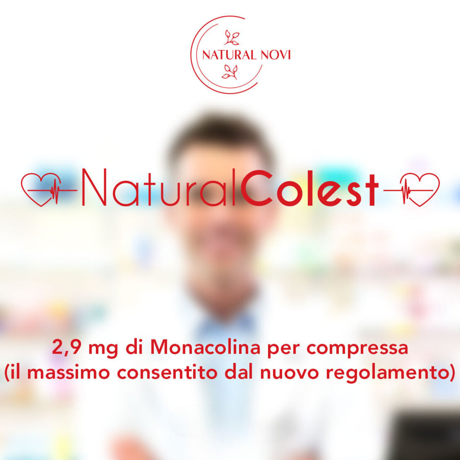 Confezione Riso Rosso Fermentato NaturalColest Natural Novi con 160 compresse, oltre 5 mesi di fornitura — foto 4
