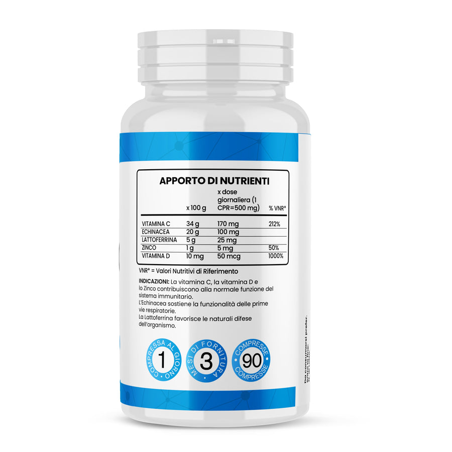 Barattolo Immuno Super Lattoferrina Pura Natural Novi con 90 compresse, 3 mesi di fornitura — foto 2