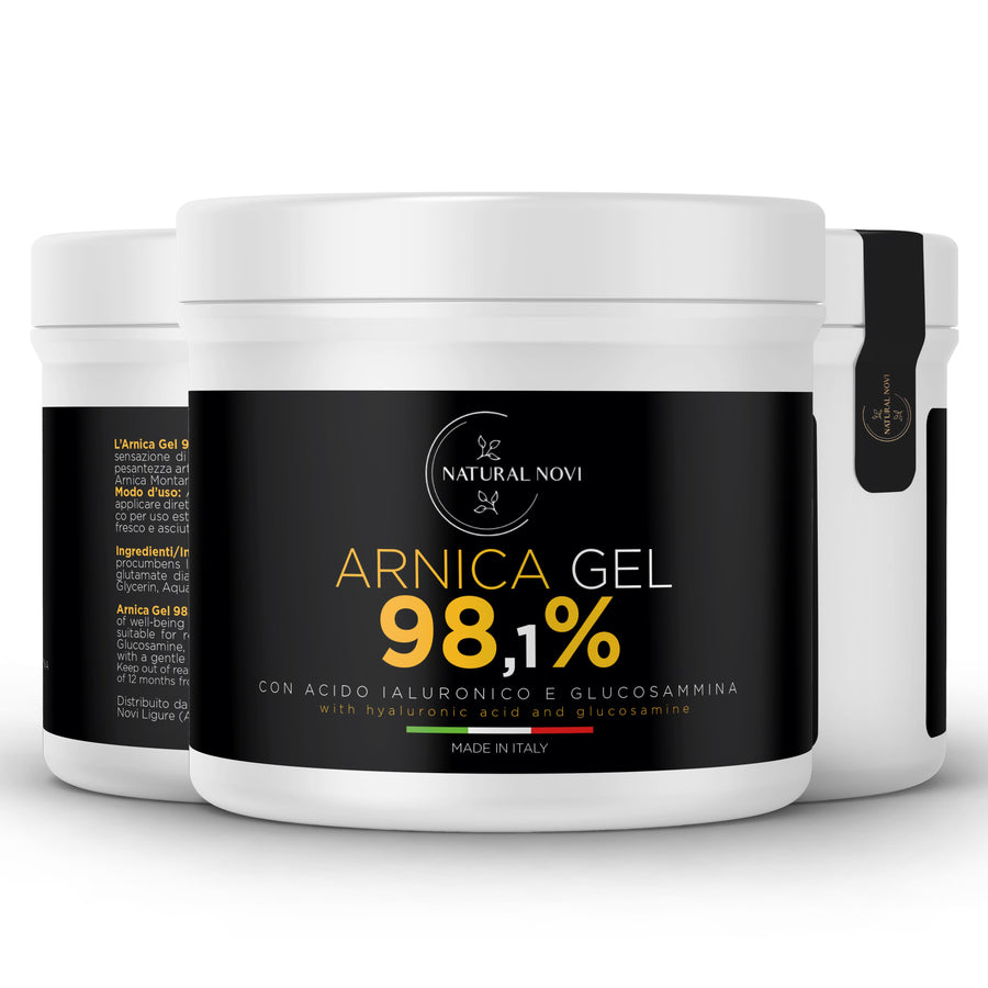 Barattolo di Arnica Gel Natural Novi concentrata al 98,1% formato maxi da 550 ml — foto 4