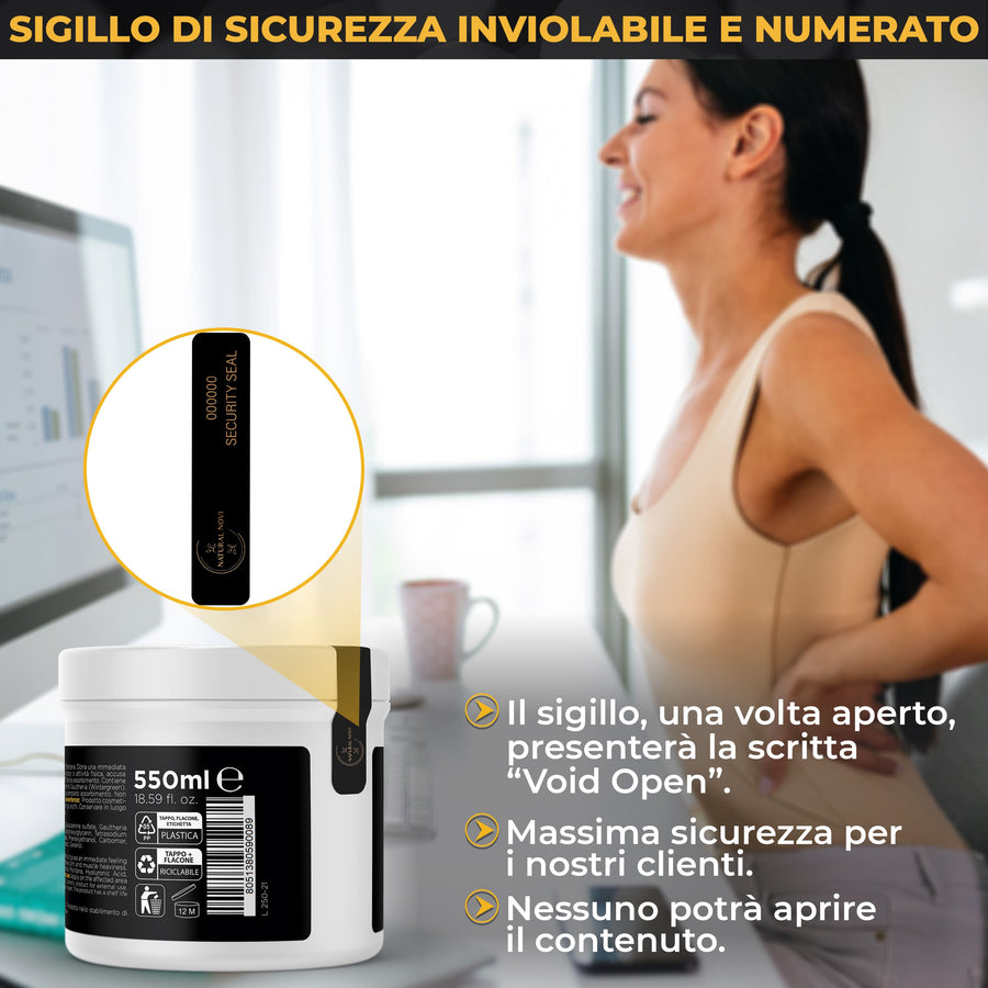 Barattolo di Arnica Gel Natural Novi concentrata al 98,1% formato maxi da 550 ml — foto 9