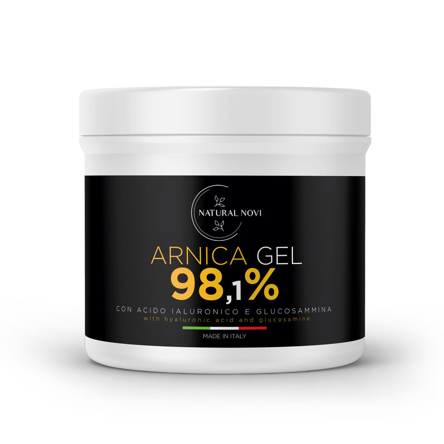Barattolo di Arnica Gel Natural Novi concentrata al 98,1% formato maxi da 550 ml — foto 1