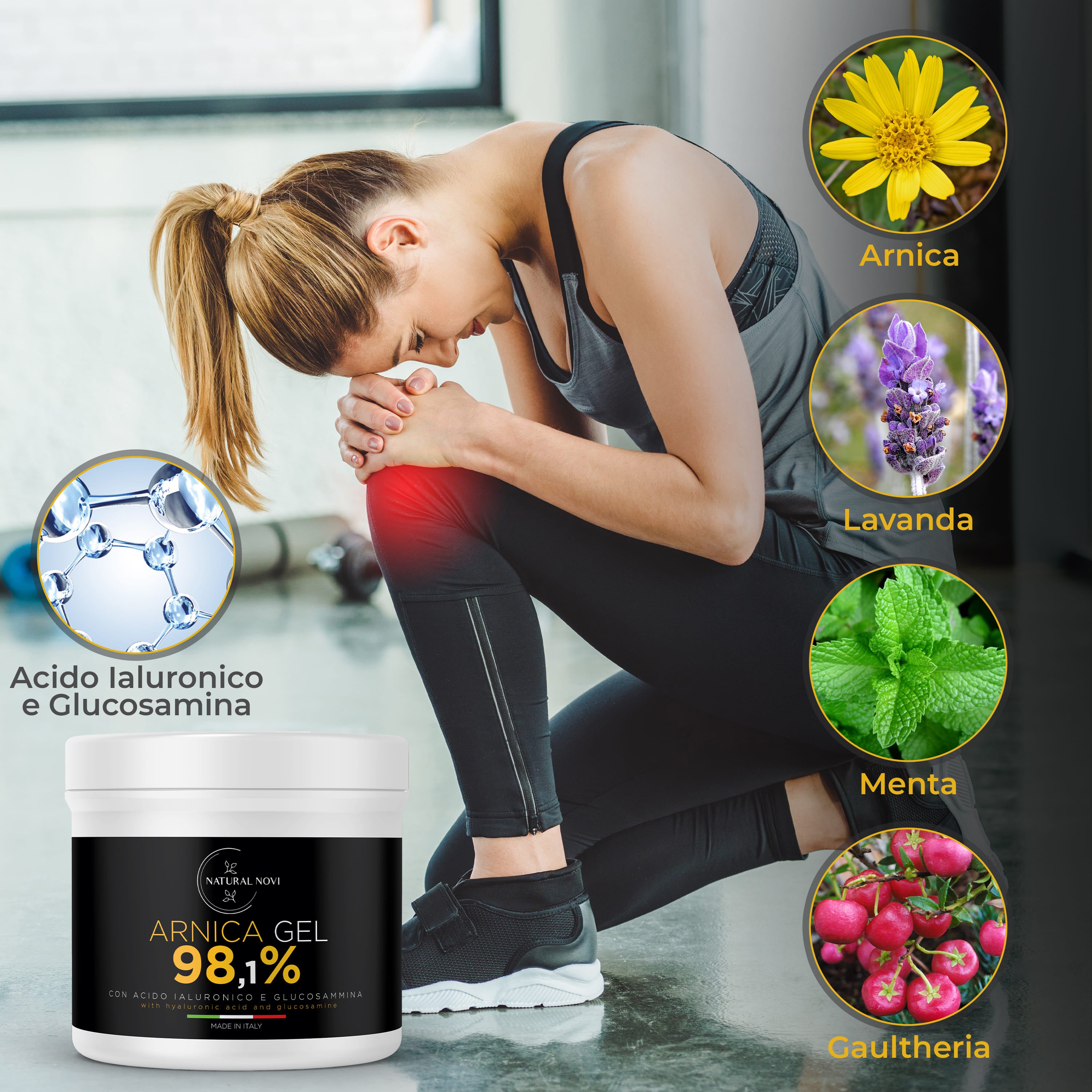 Arnica gel 98,1% | 550ML - naturalnovi