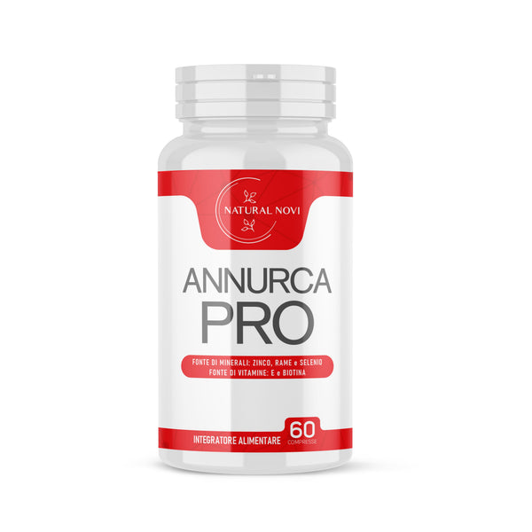 Annurca Pro, Mela Annurca Campana 800 Mg, Rinforza Capelli, Unghie, Pelle Con Biotina, Zinco, Selenio, Vitamina E, Rame, L-Cistina - 60 Compresse
