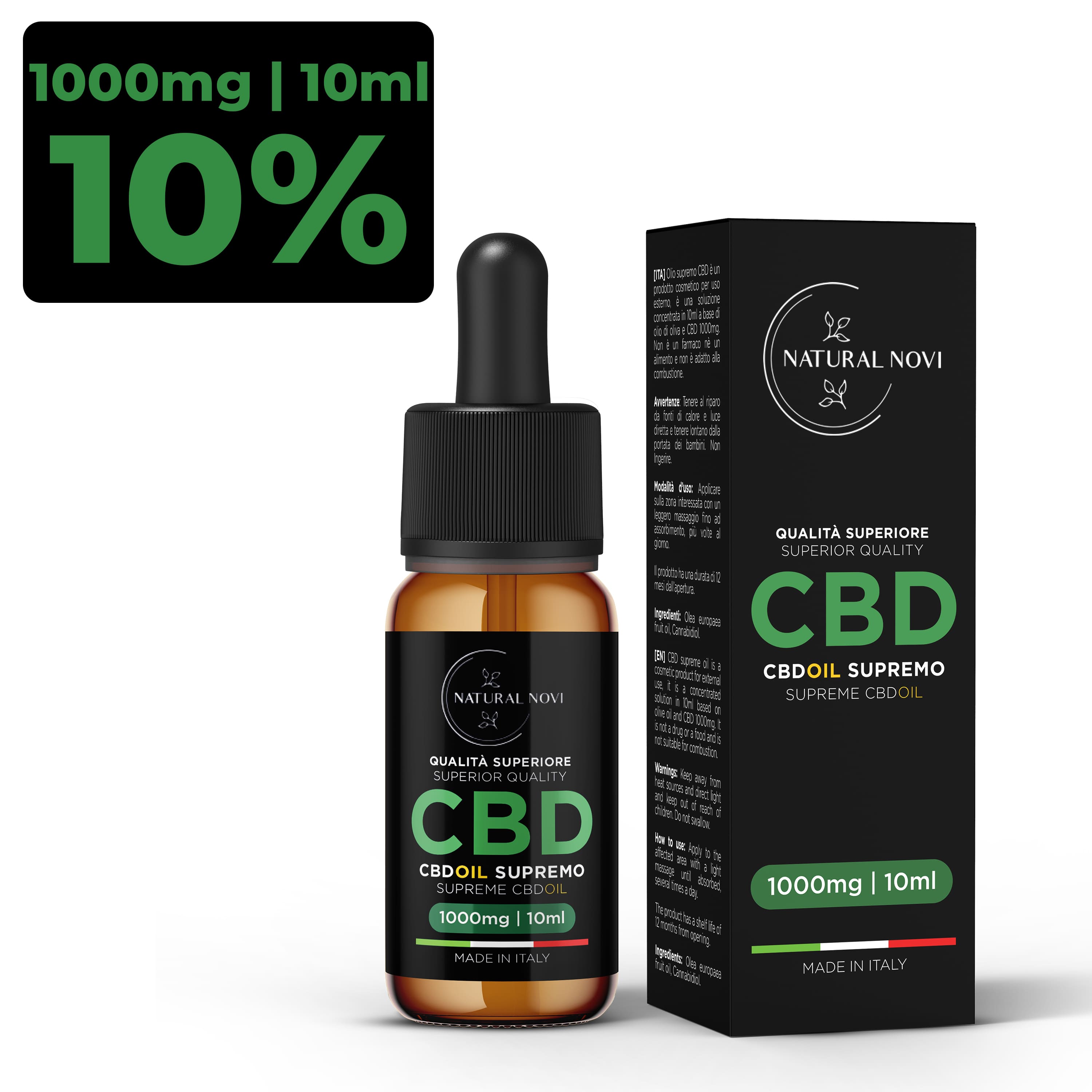 Supreme oil 10% olio Biologico | 100% Italiano - naturalnovi