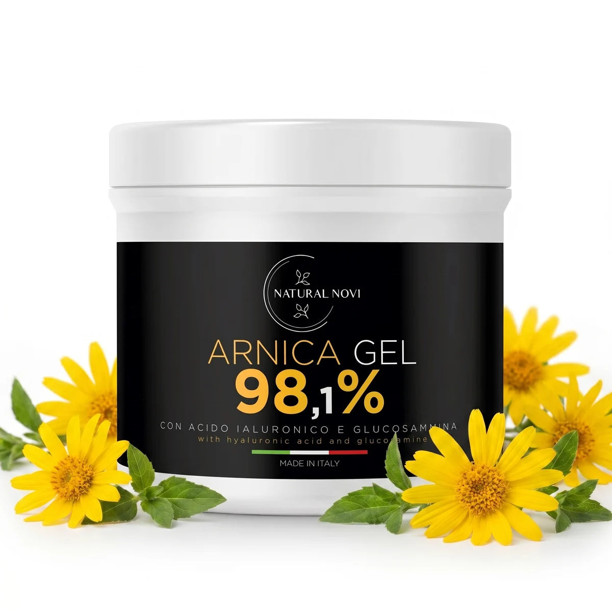 98,1% di arnica: il resto non è acqua