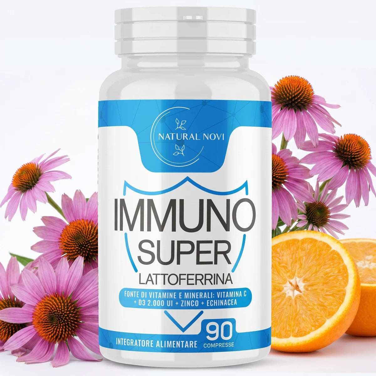 Lattoferrina con Vitamina D, C, Zinco ed Echinacea